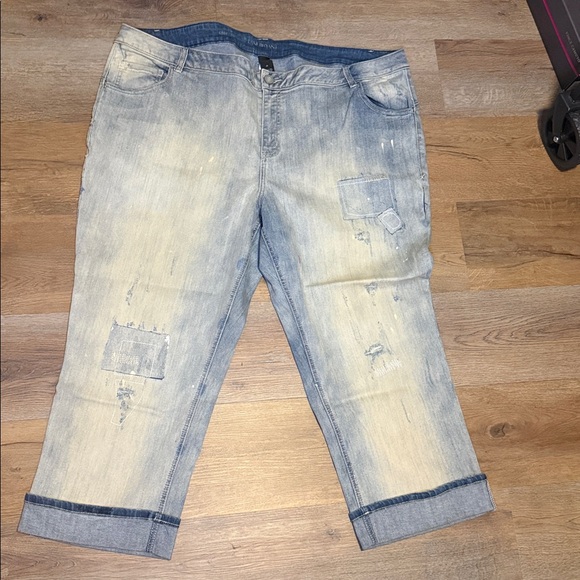 Lane Bryant Denim - BRAND NEW LANE BRYANT Crop jeans with CUFFS